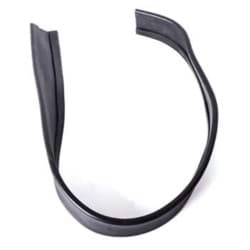Show details for Vinyl bag rack pad. 36" x 2", black Picture of Vinyl bag rack pad. 36" x 2", black
