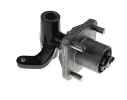 Show details for Drivers side spindle and hub assembly Picture of Drivers side spindle and hub assembly