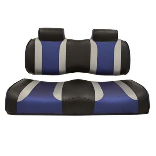 Picture of TSUN FS Cushions, TXT/RXV, Blk w/ Liq Silv Rush & Blue Wave