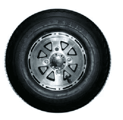 Picture of Wheel Assembly. Kenda Tyre 18x8.50-8 4ply - Mounted On An Alu Rim
