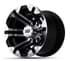 Picture of GTW® Specter 10x7 Black Machined Wheel (3:4 Offset) Center Cap Included, Picture 2