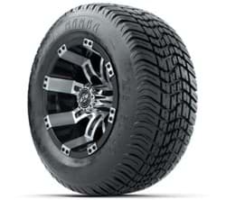 Picture of Gtw Tempest 10x7 Machined Black Wheel/205/50-10 GTW® Mamba Street Tire (No Lift Required)