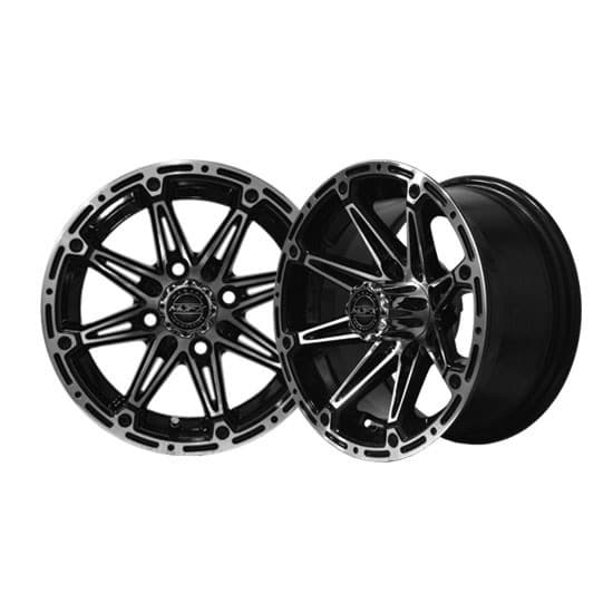 Picture of ELEMENT 12x6 Machined/Black Wheel