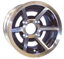 Picture of Wheel, 0x7 EVADER, Machined W/Black, 3+4 offset. Center cap included