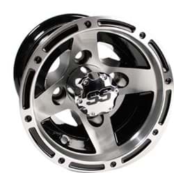 Picture of 8x7 Ranger Machined/Black Wheel (3:4 Offset)