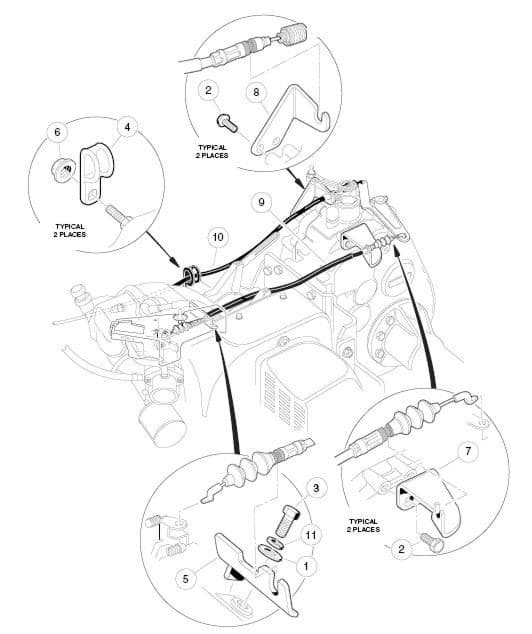 Picture of [OT] Bracket, Governor Cable Snap-In