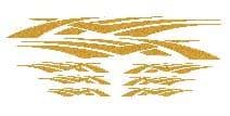 Picture of Cloud weave graphics, gold metallic
