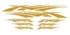 Picture of Cloud weave graphics, gold metallic, Picture 1