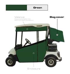 Picture of Bag/club cover vinyl, Forest green