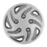 Picture of Chrome and Black Swirl Wheel Cover 8"