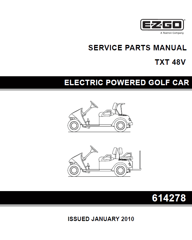 Picture of 2010 – E-Z-GO – TXT-48V - SM - All elec/utility