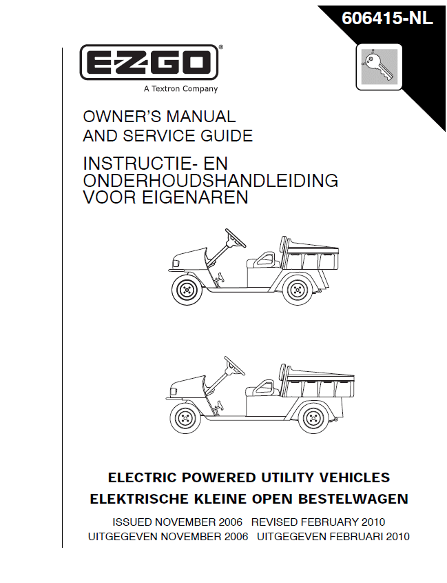 Picture of 2007 – E-Z-GO – OM- All elec/utility