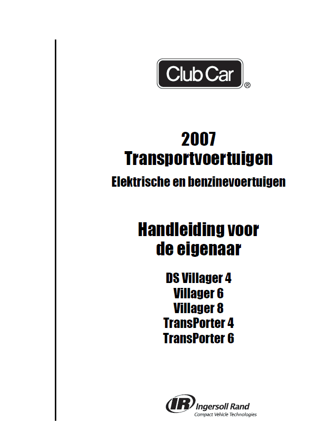 Picture of 2007 - CLUB CAR - OM - Gasoline & Electric - NL