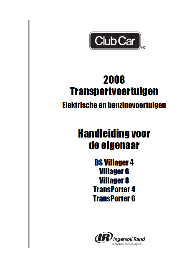 Picture of 2008 - CLUB CAR - OM - Gasoline & Electric - NL