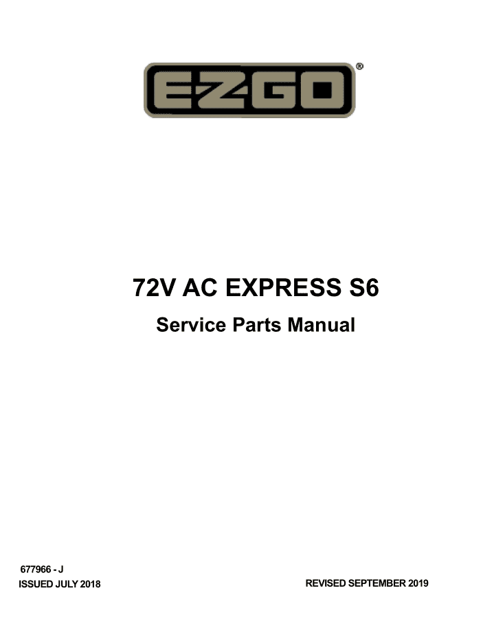 Picture of 2018 – E-Z-GO - EXPRESS S6 72V - SM - All elec/utility