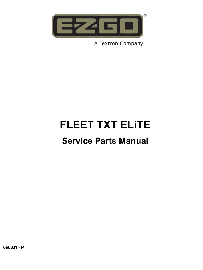 Picture of 2017- E-Z-GO - FLEET - SM - All elec/utility