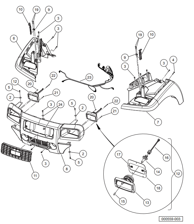 Picture of HEADLAMP, H4