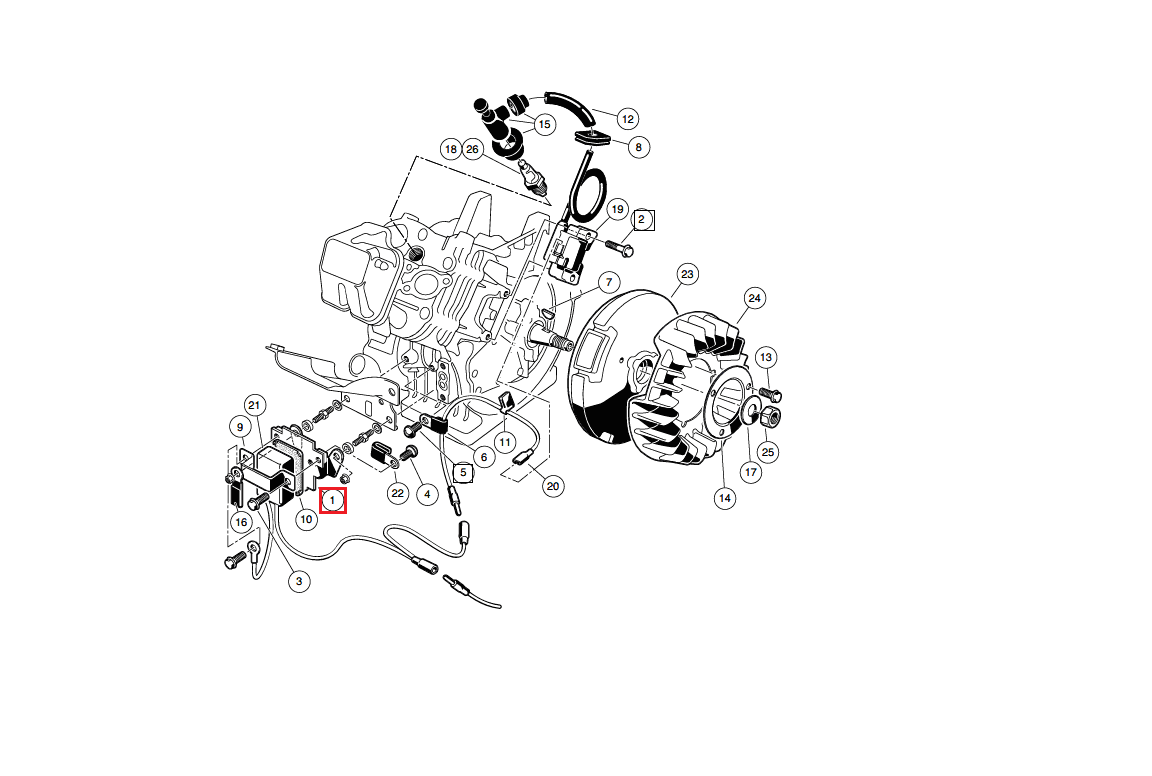 Picture of Bracket, RPM limiter