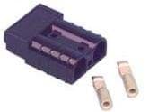 Picture of Black SB50 plug with 10-12 gauge contacts