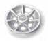 Picture of Wheel cover, 7 Prong, Grey (1/Pkg), Picture 1