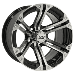 Picture of GTW® Specter 14x7 Machined/Black Wheel (3:4 Offset)